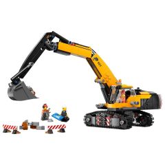 LEGO City Sarı İnşaat Ekskavatörü Oyuncak Kazıcı 60420