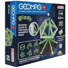 Sunman Oyuncak Geomag Glow Manyetik Zeka Oyunu 42 Parça