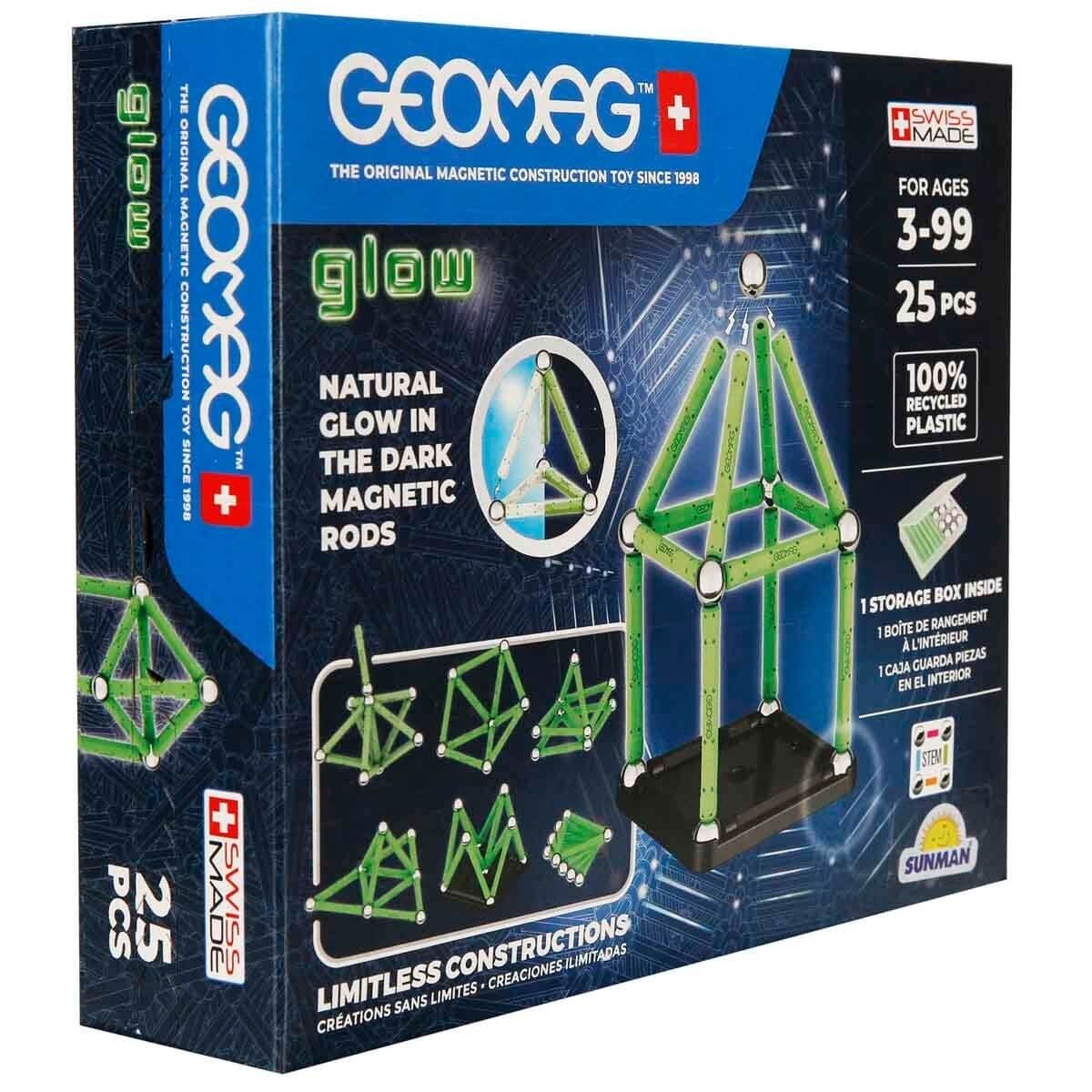Sunman Oyuncak Geomag Glow Manyetik Zeka Oyunu 25 Parça