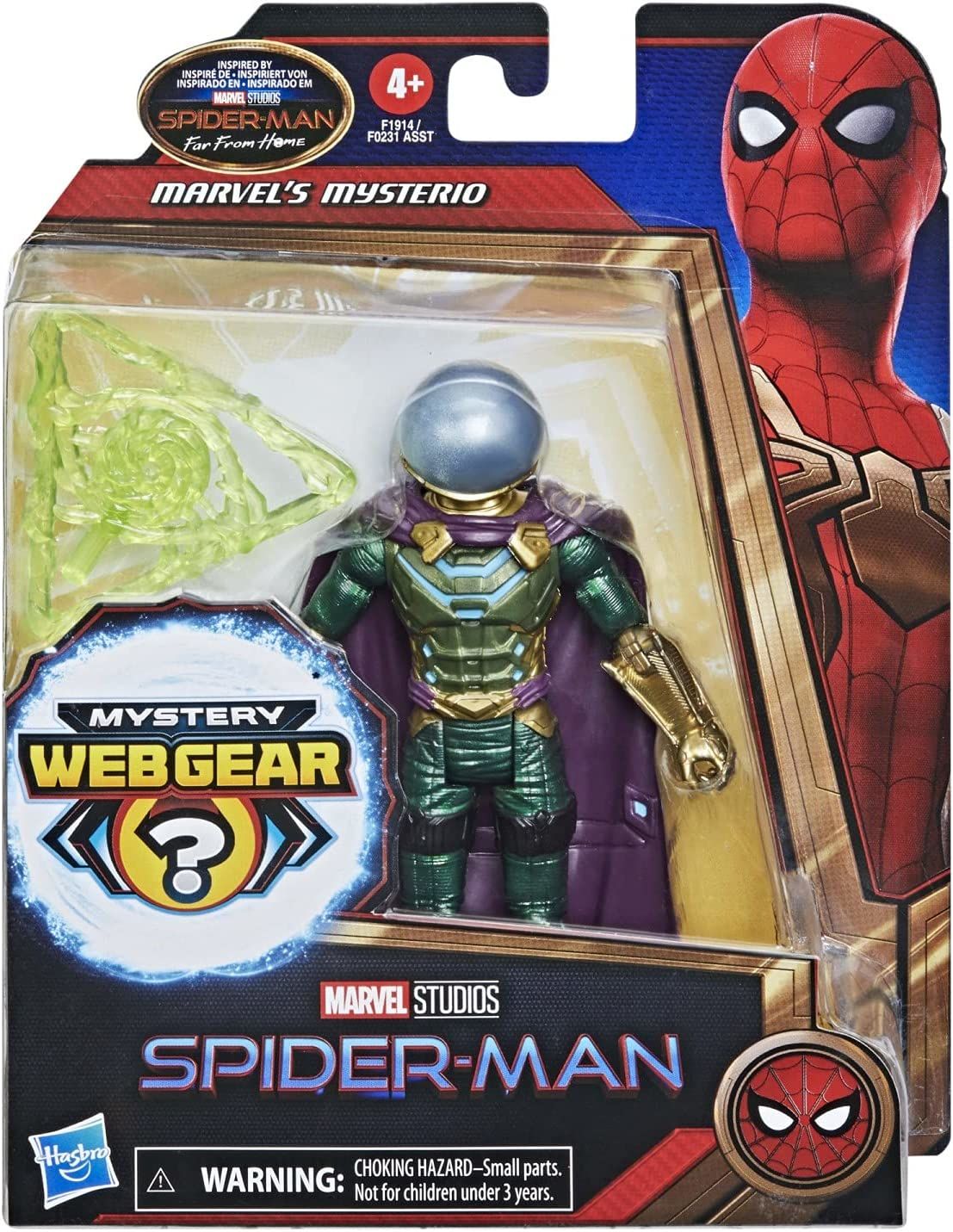 SPIDER-MAN FİGÜR MYSTERY WEBGEAR F1914