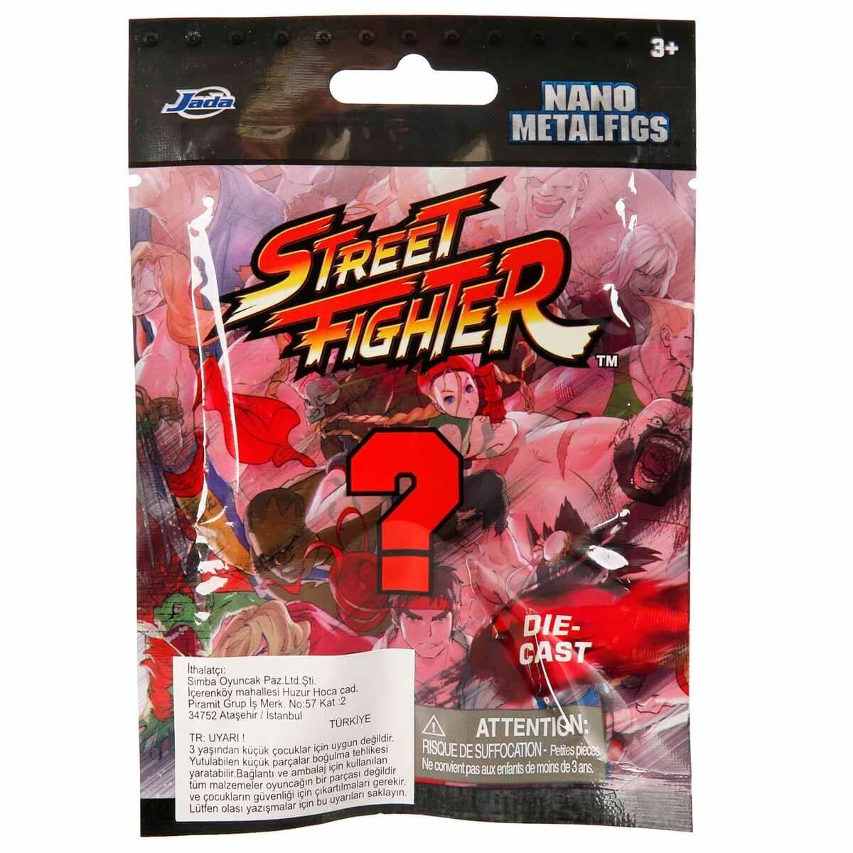 Street Fighter Nano Metalfigs Die Cast Sürpriz Figür Paketi