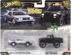 Hot Wheels Premium Geleceğe Dönüş Zaman Makinesi ve 1987 Toyota Pikap Kamyon JHW48