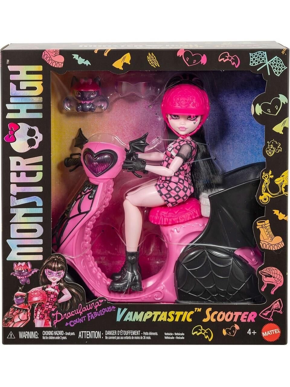 MONSTER HIGH VAMPTASTİC SCOOTER DRACULAURA JDR61