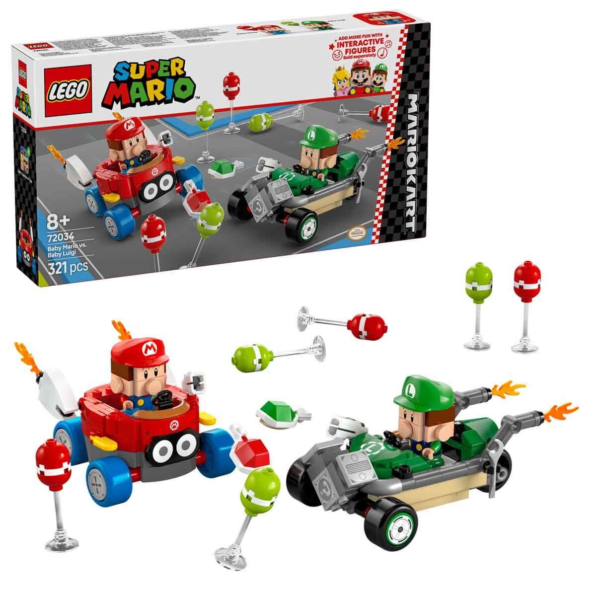 LEGO Super Mario Mario Kart Baby Mario ile Baby Luigi 72034