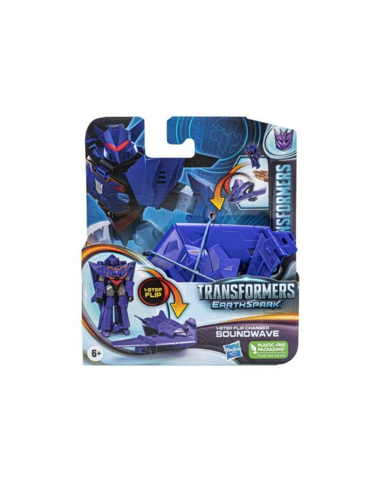 Transformers Earthspark Tek Adımda Dönüşen Figür Soundwave F6714
