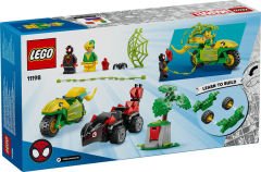 LEGO Marvel Spidey ve İnanılmaz Arkadaşları Spin ve Electro Dinozor Aracı Takibi 11198