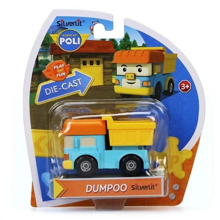 Robocar Poli Metal Araç Karakter Figür Dump