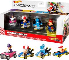 Hot Wheels Mario Kart Aracı 4'lü Paket GXX98