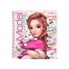 Top Model Kedi Boyama Ve Çıkartma Kitabı 414213