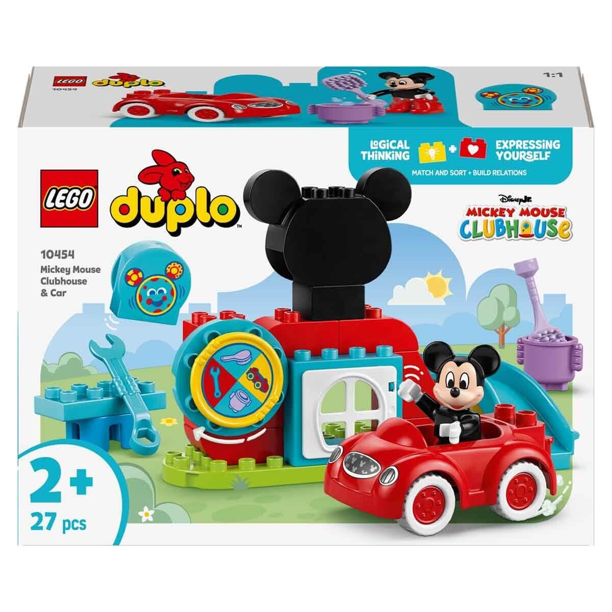 LEGO DUPLO  Disney Mickey Fare’nin Kulüp Evi ve Arabası 10454