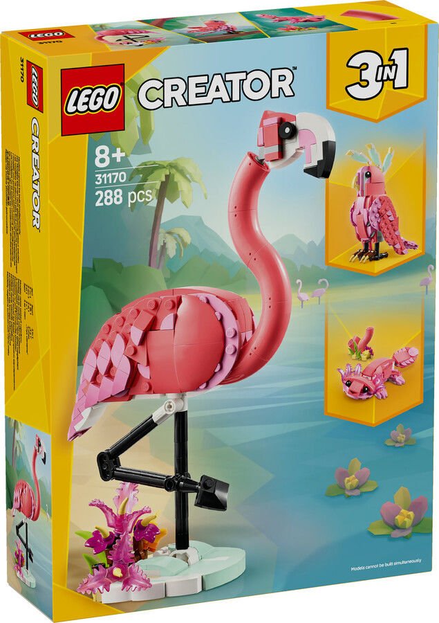 LEGO Creator Vahşi Hayvanlar Pembe Flamingo 31170