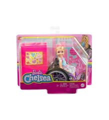 Barbie Chelsea Tekerlekli Sandalye Bebek HGP29