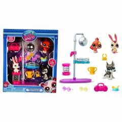 Littlest Pet Shop Minişler Disko Gecesi Oyun Seti 3’lü Figür Seti