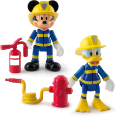 Mickey ve Donald itfaiyecileri kurtarma