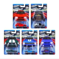 Hot Wheels Fast & Furious Temalı Arabalar HNR88 5'Li Set