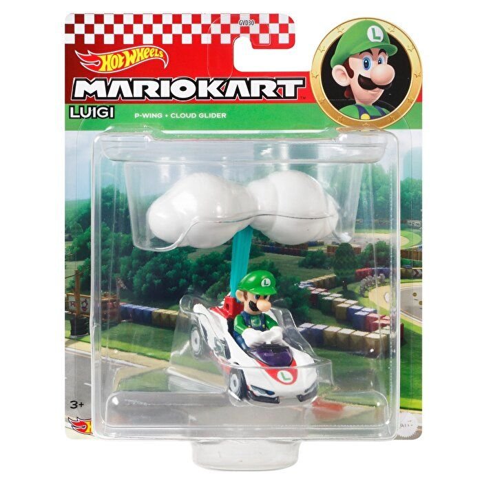 HOT WHEELS MARİO KART PLANÖRLÜ ARAÇLAR LUİGİ GVD35