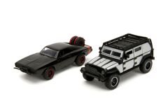 JADA FAST FURİOUS LEGACY SERİ TEJS JEEP WRANGLER DOMS DODGE CHANGER DİE CAST 1:32