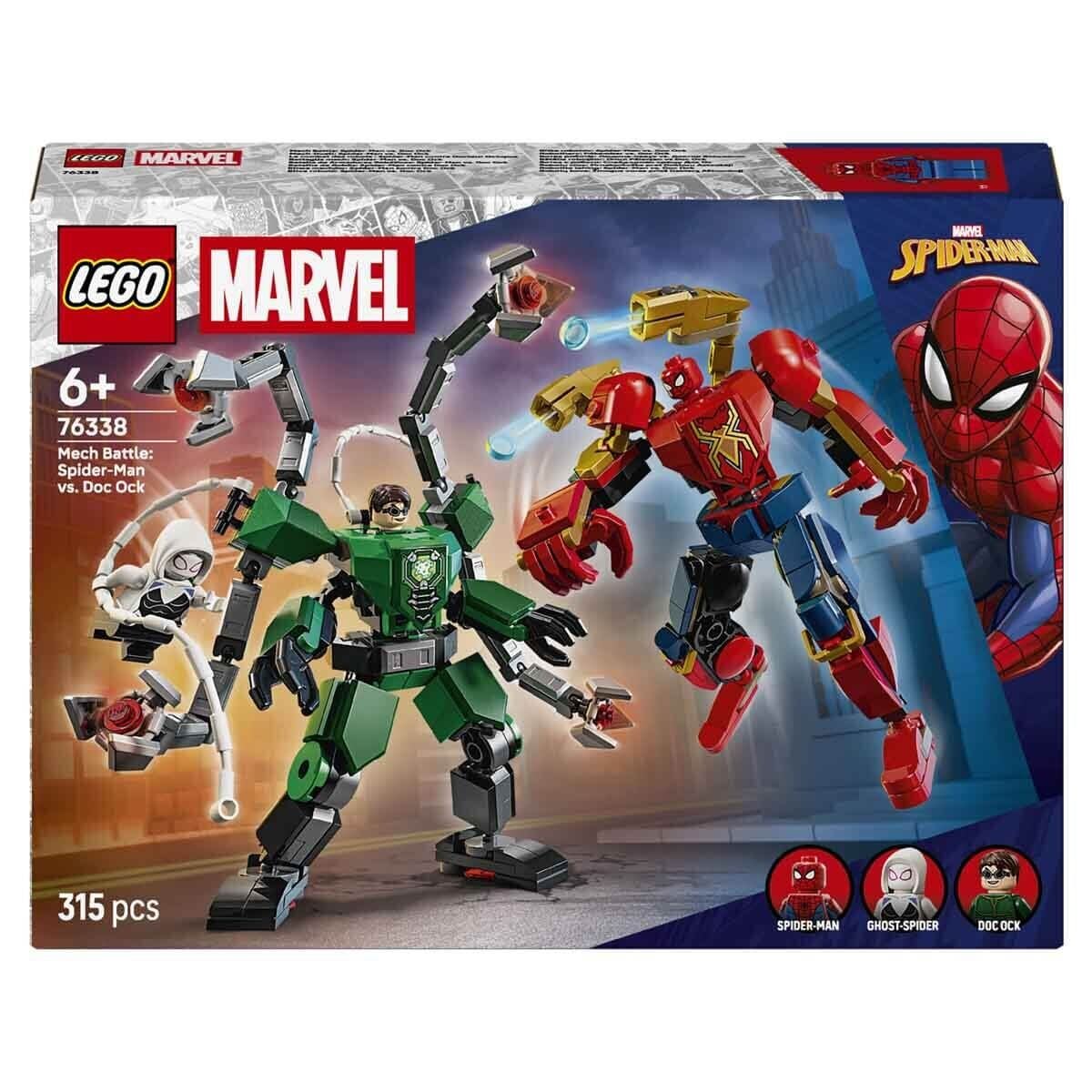 LEGO Marvel Robot Savaşı Örümcek Adam  Dr. Oktopus 76338
