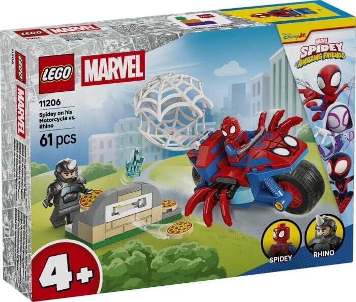 LEGO Marvel Spidey ve Arkadaşları Spidey  Rhino 11206