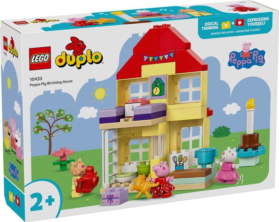 LEGO DUPLO Peppa Pig Doğum Günü Evi Oyun Seti 10433
