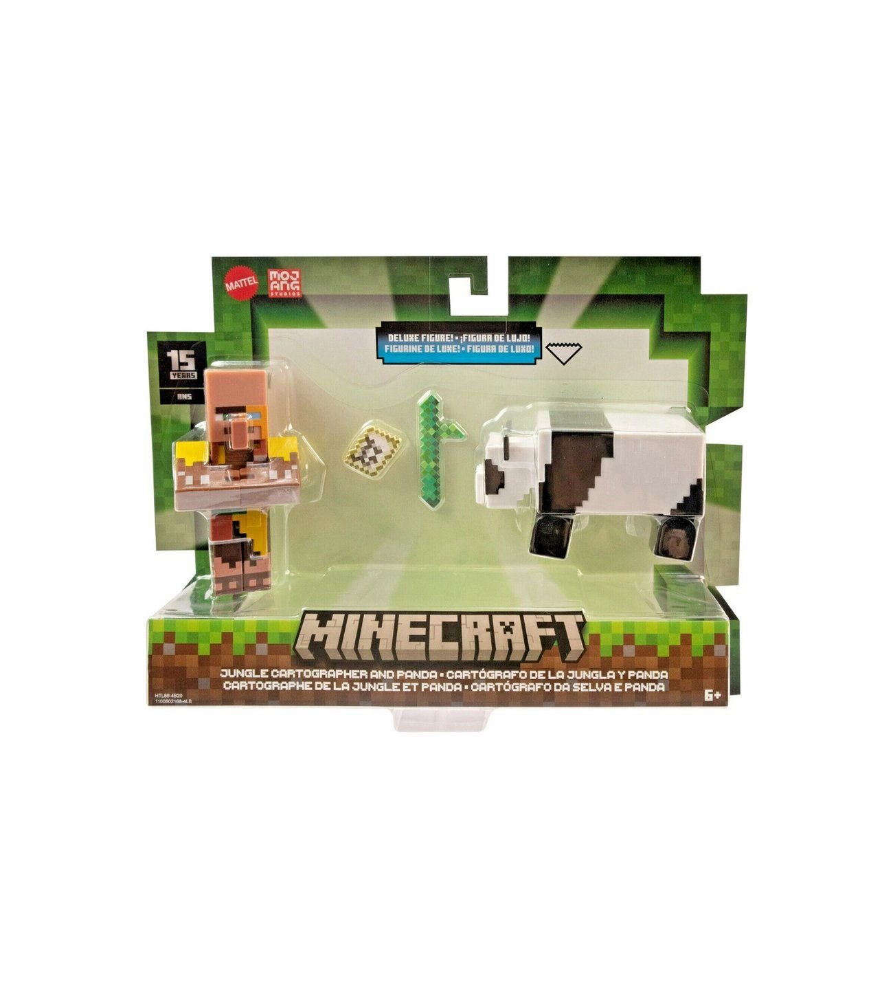 Minecraft 3.25 Figürler İkili Paket Cartographer And Panda HTL89