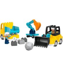 LEGO DUPLO Kasabası 3'ü 1 Arada İnşaat Araçları 10475