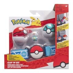 Pokemon Clip 'N' Go PokeBall Kemer ve Figür Seti PKW4166