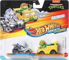 Hot Wheels Racerverse İkili Arabalar Shredder and Shredder Car HRT84