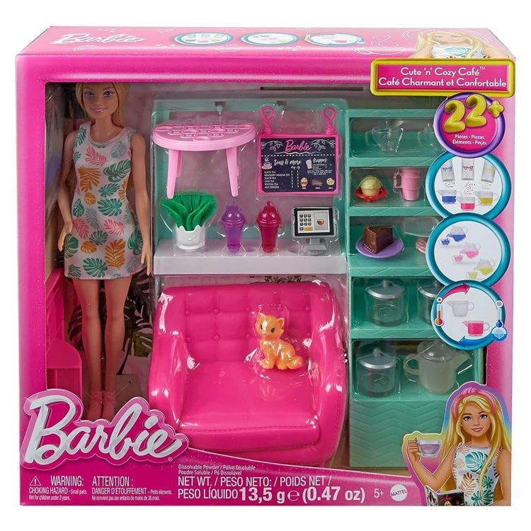 BARBİE'NİN ÇAY SAATİ OYUN SETİ HKT94
