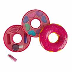 DONUT ŞEKİLLİ 2 KATŞLI MAKYAJ GÜZELLİK SETİ