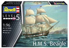 Revell H.M.S. Beagle Darwin's Historical Discovery Barque Model Kit