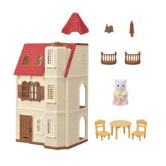 SYLVANİAN FAMİLİES KIRMIZI ÇATILI KULE EV 5400