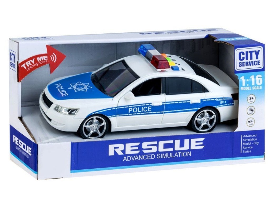 Polis Arabası Sesli Işıklı Mavi KZL-WY560A