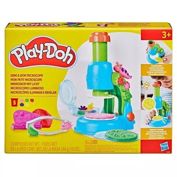 Play-Doh Işıklı Mikroskop Oyun Seti G0494