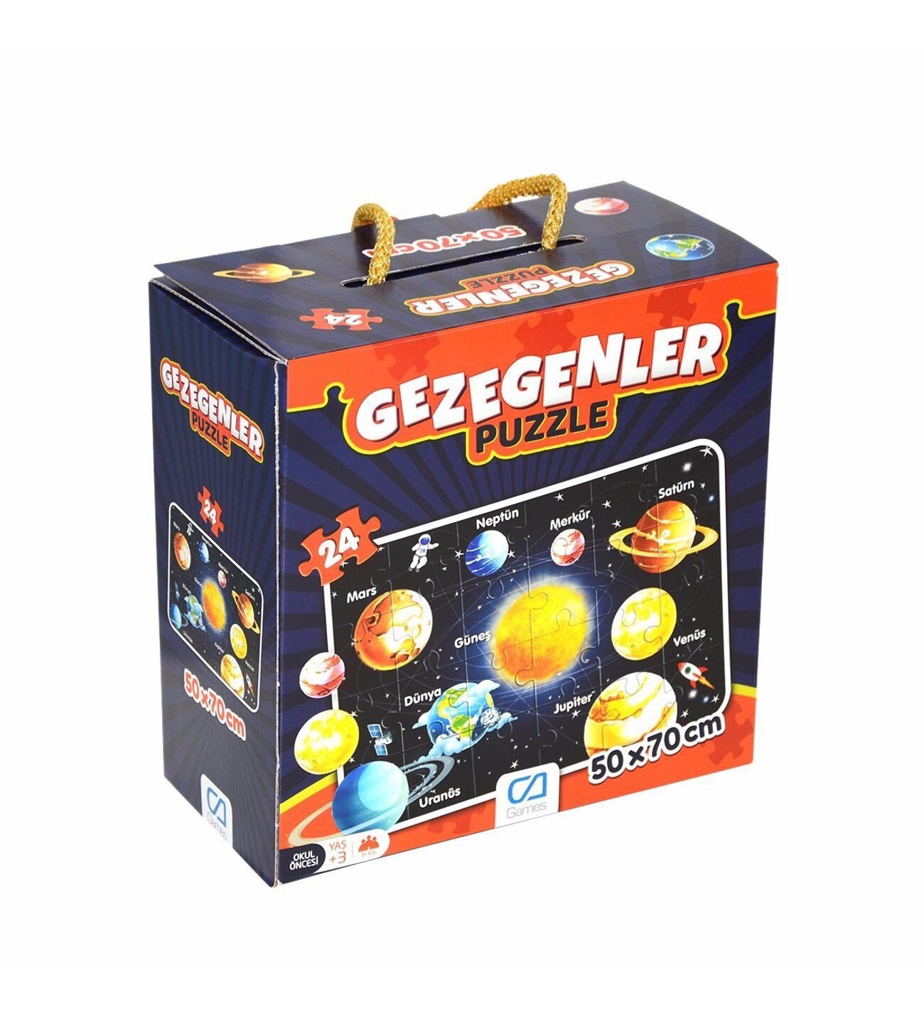 CA GAMES GEZEGENLER EĞİTİCİ PUZZLE