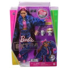 Barbie Extra Pembe Bandanalı Bebek HHN09