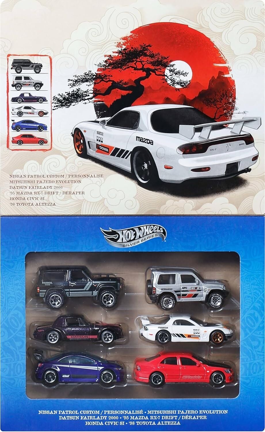 Hot Wheels Japon Temalı Çoklu Arabalar JLB23
