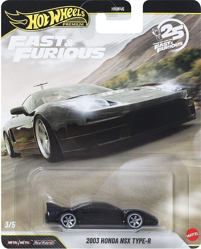 Hot Wheels Premium Fast  Furious 2003 Honda NSX Type-R JHW75