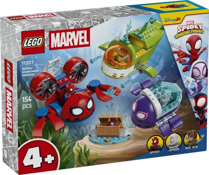 LEGO Marvel Spidey Ve Arkadaşları Spidey Su Altı Araçları 11207