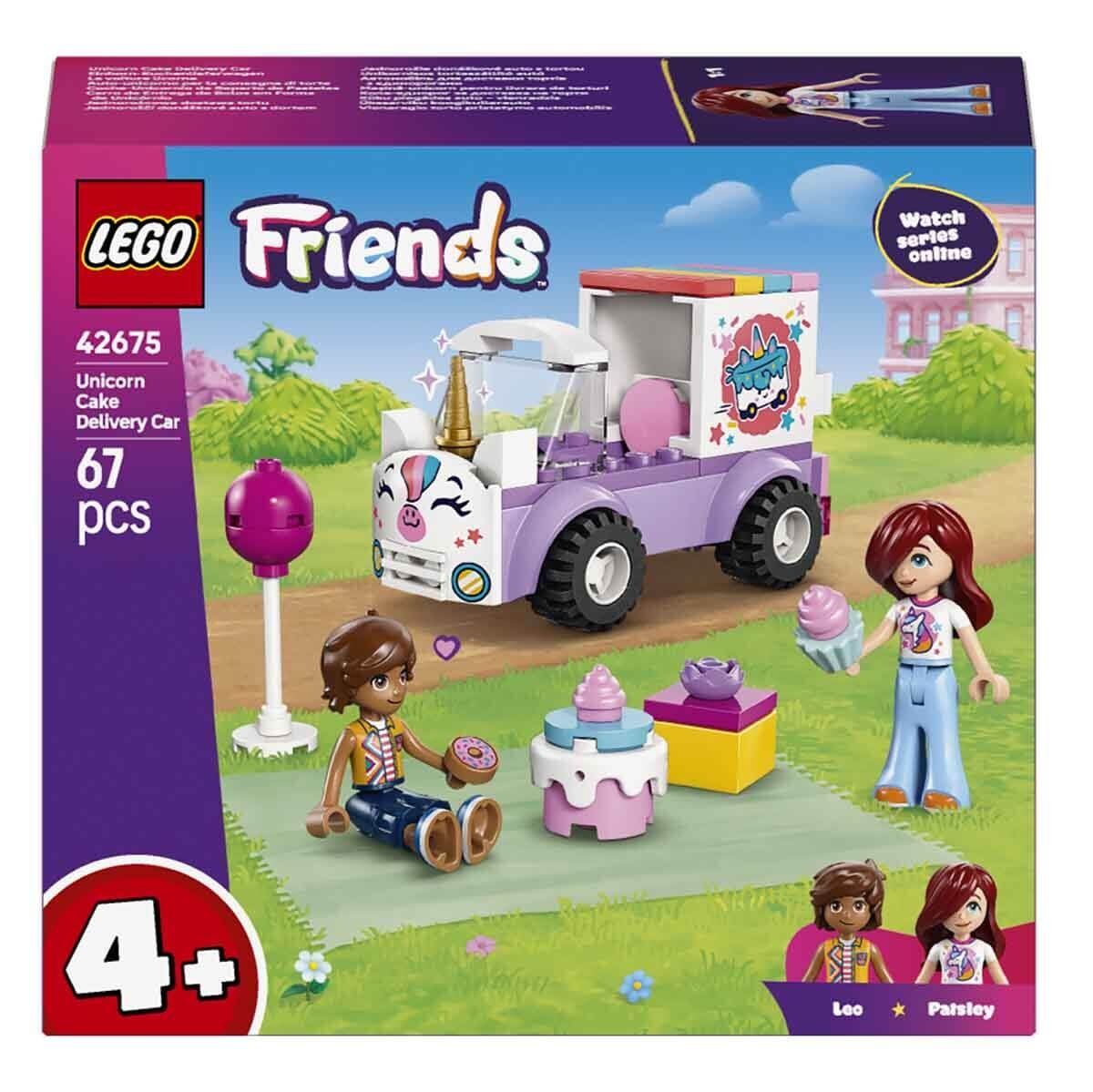 LEGO Friends Tek Boynuzlu At Pasta Dağıtım Arabası 42675