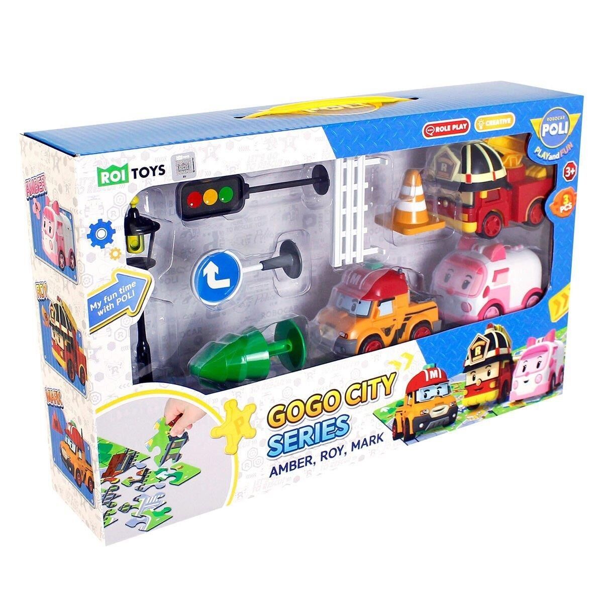 ROBOCAR POLİ GOGO CİTY SERİ AMBER ROY MARK ZR-913