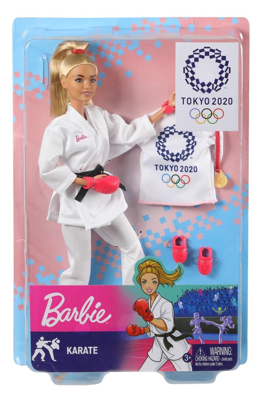 Barbie Olimpiyat Bebekleri Tokyo 2020 Karate GJL74