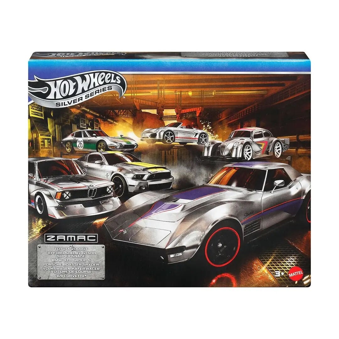 Hot Wheels Silver Serisi Zamac Temalı 6’lı Araba Seti JLB26