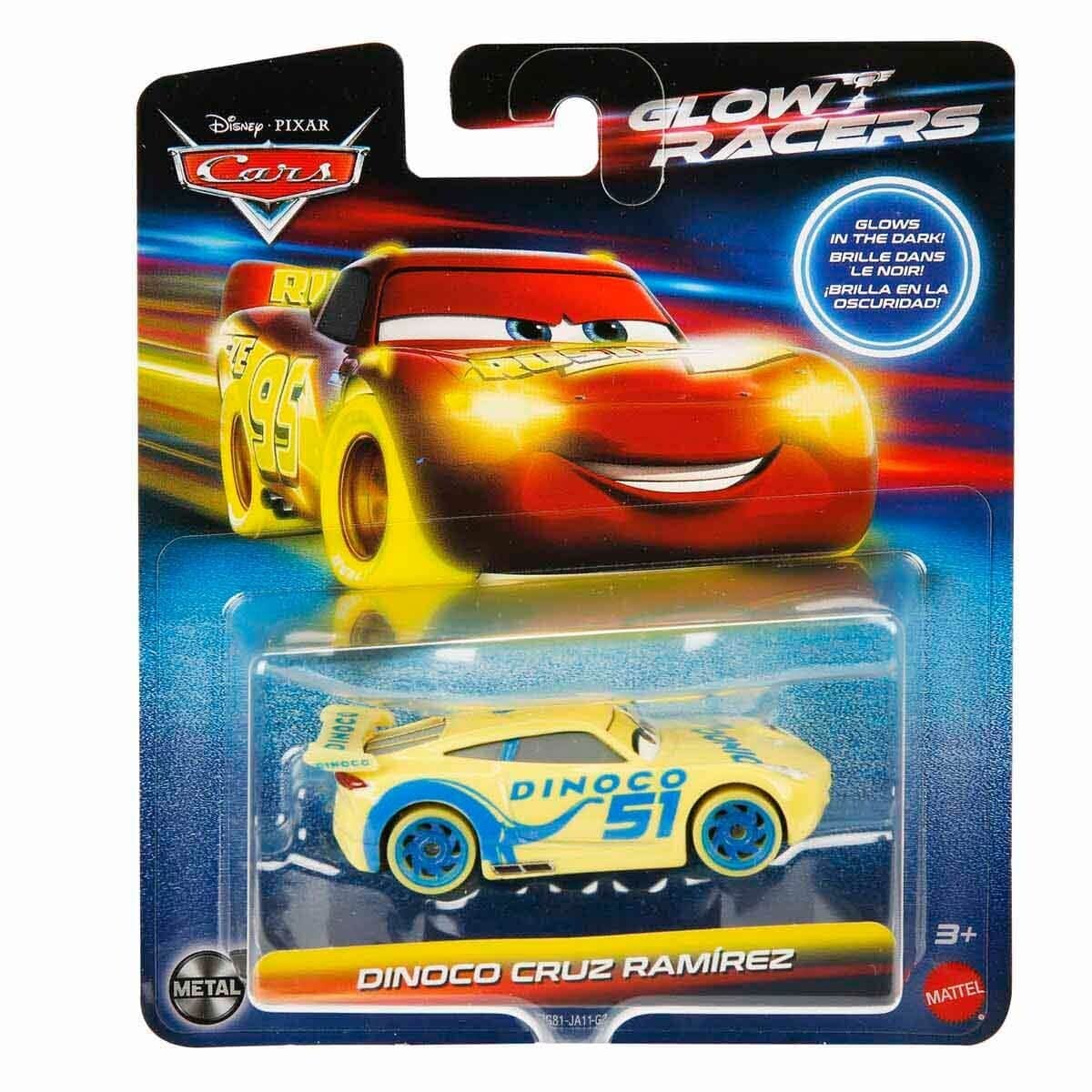 Cars Karanlıkta Parlayan Yarışçılar Tekli Karakter Araçlar Dinoco Cruz Ramirez HPG81