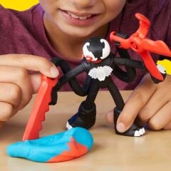 Play-Doh Örümcek Adam Fırlatma ve Dilimleme Savaş Oyun Seti F9827