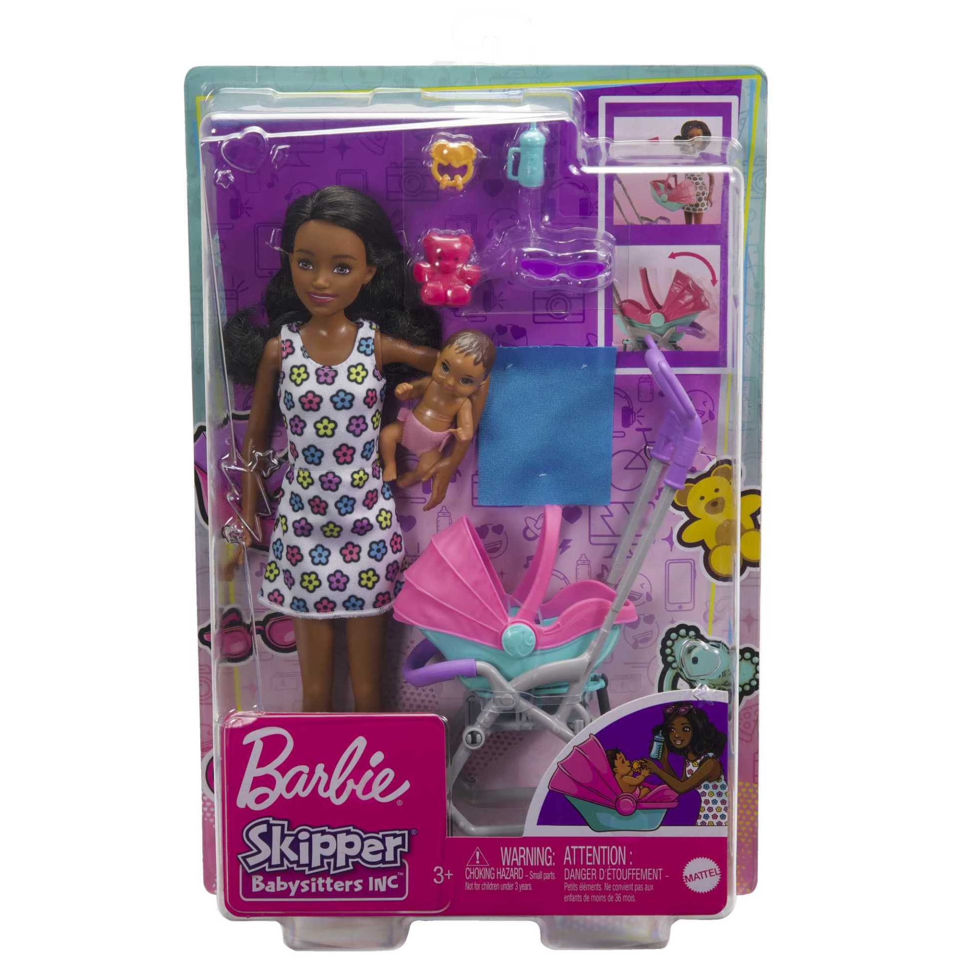 Barbie Bebek Bakıcısı Bebeği ve Aksesuarları Oyun Setleri HHB68
