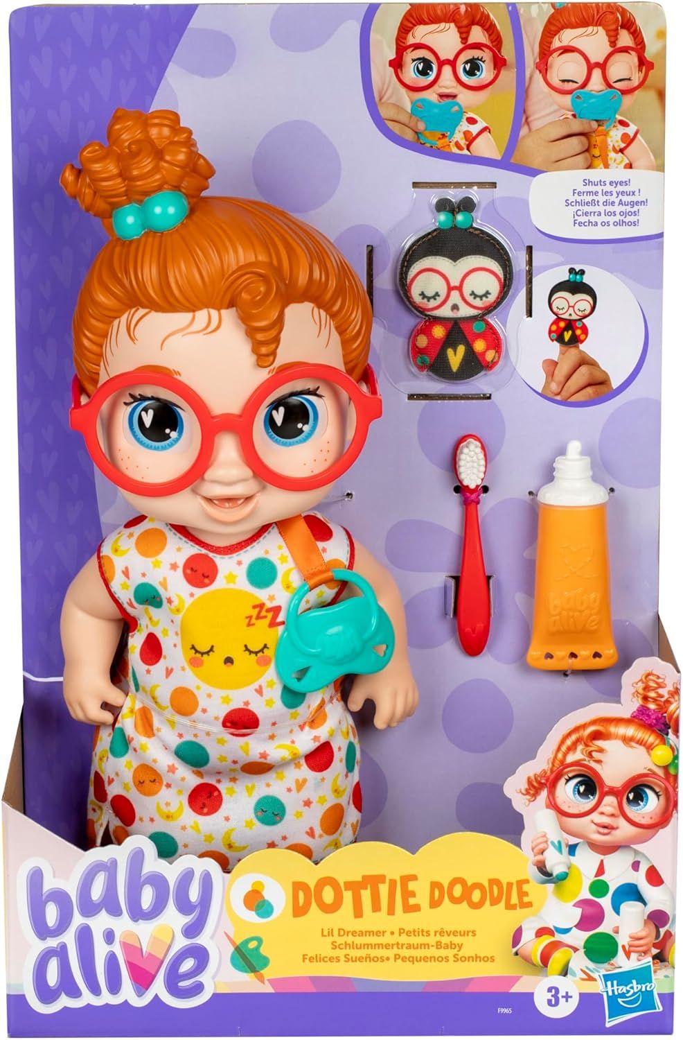 BABY ALİVE UYKUCU BEBEĞİM KIZIL F9965