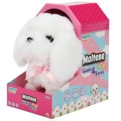 Puffy Friends Sevimli Köpek Maltese Hareketli
