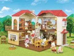 SYLVANİAN FAMİLİES KIRMIZI ÇATILI IŞIKLI ŞEHİR EVİ 5302