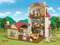 SYLVANİAN FAMİLİES KIRMIZI ÇATILI IŞIKLI ŞEHİR EVİ 5302